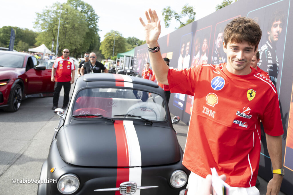 F1 Monza Gp Italia Leclerc Fiat 500 personalizzata foto Vegetti ilCittadinoMB