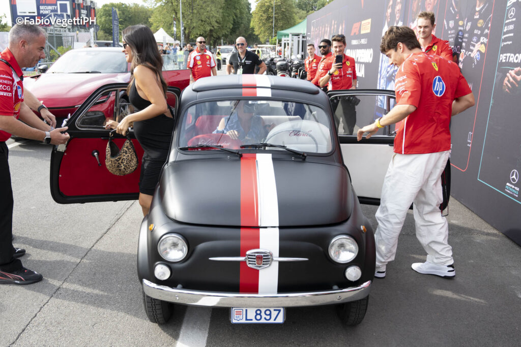 F1 Monza Gp Italia famiglia Leclerc Fiat 500 foto Vegetti ilCittadinoMB