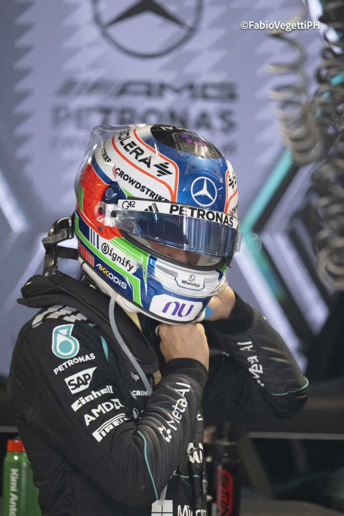 Gp Spagna F1 2026 Kimi casco - foto Vegetti il CittadinoMB