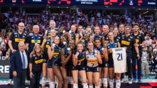Italia argento Europei donne 2026 foto Fipav