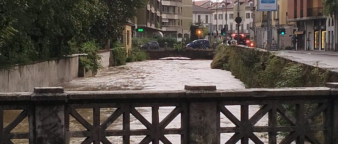 Monza Lambro temporale via Lecco