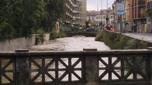 Monza Lambro temporale via Lecco