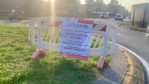 Monza viale Cavriga chiuso
