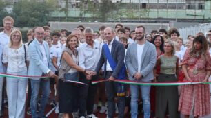 Pista Atletica Monza taglio nastro