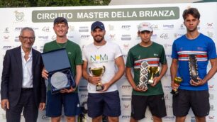 Tennis Master della Brianza podio maschile