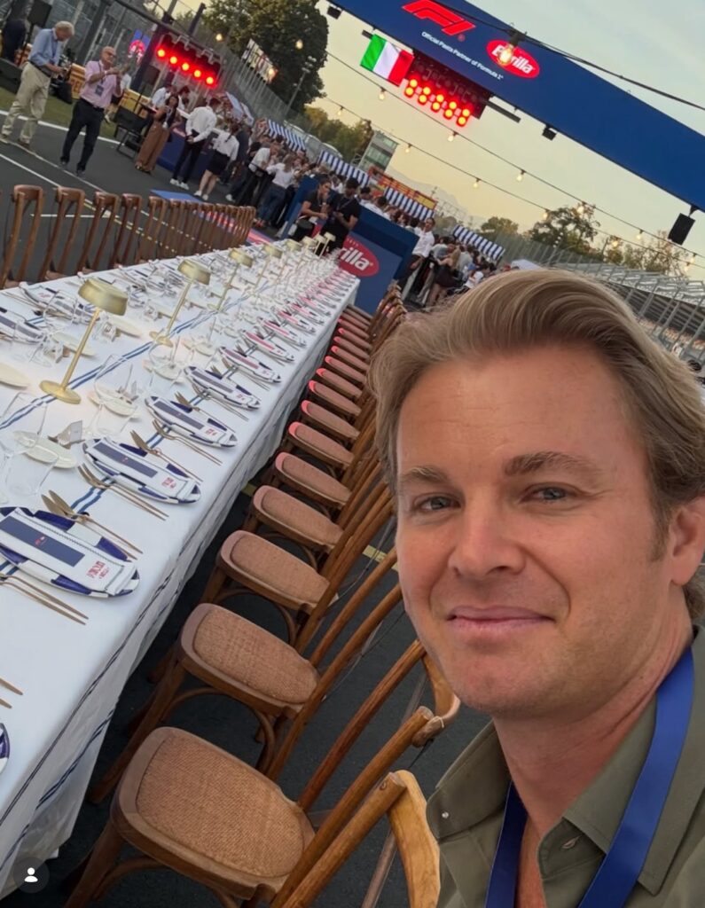 F1 Monza Rosberg tavolata
