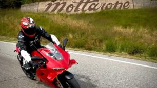 Salvatore Guglielmi in sella alla sua Ducati