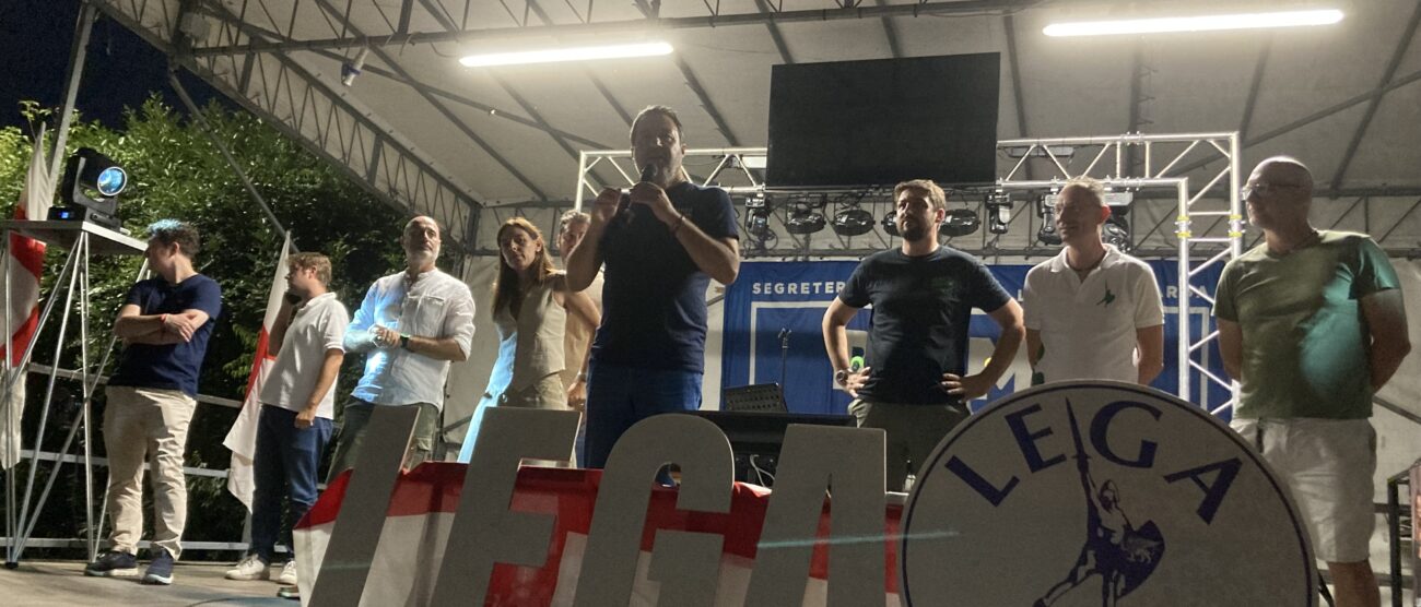 Il ministro Salvini a Brugherio