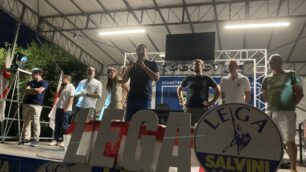 Il ministro Salvini a Brugherio