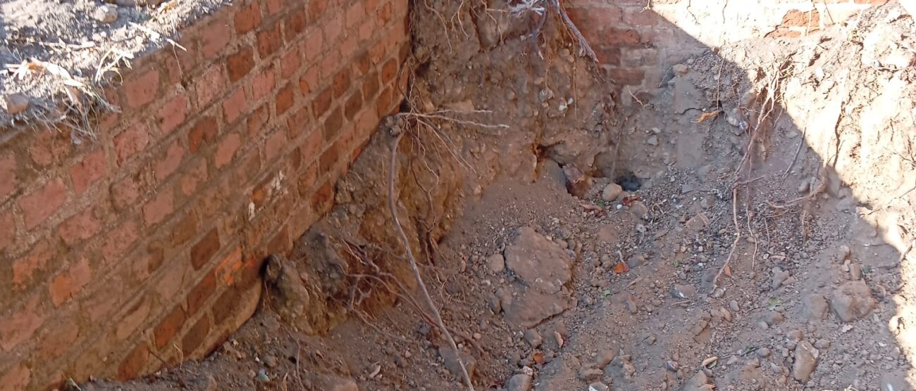 Monza Triante Villoresi cantiere piazza