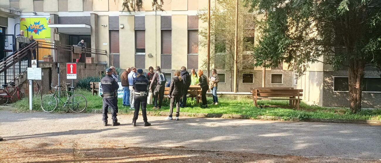 Monza sgombero ex centro via Tazzoli