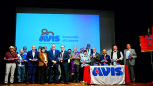 Avis Lissone 80 anni con medagliati