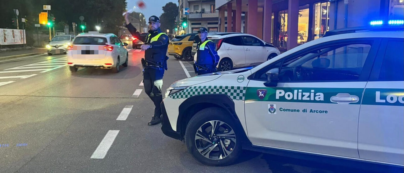 Arcore polizia locale controlli stradali