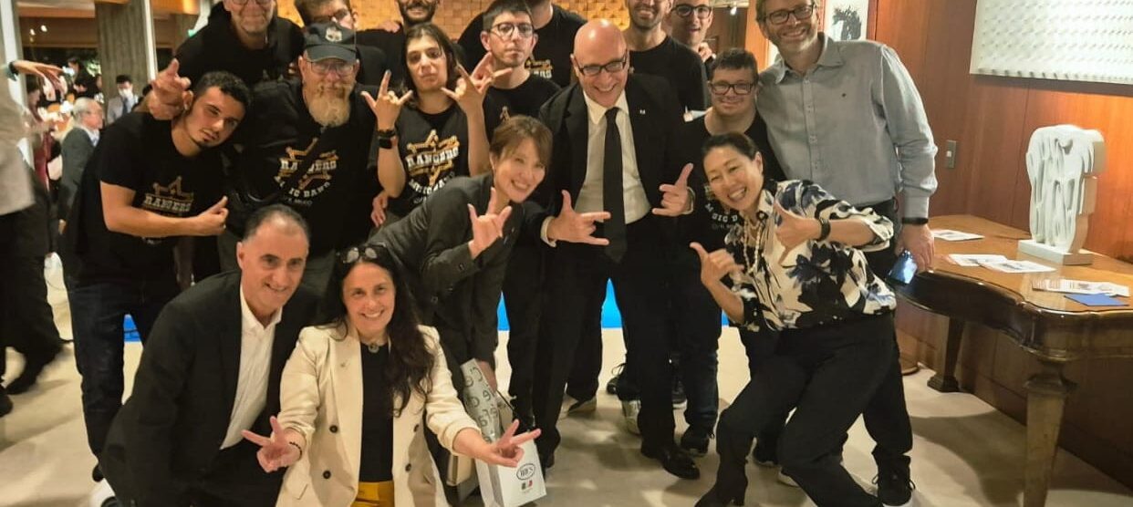 Brugherio Brugo Giappone foto gruppo ministra Locatelli