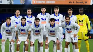 Calcio Folgore Caratese la squadra schierata a Lecco 2026