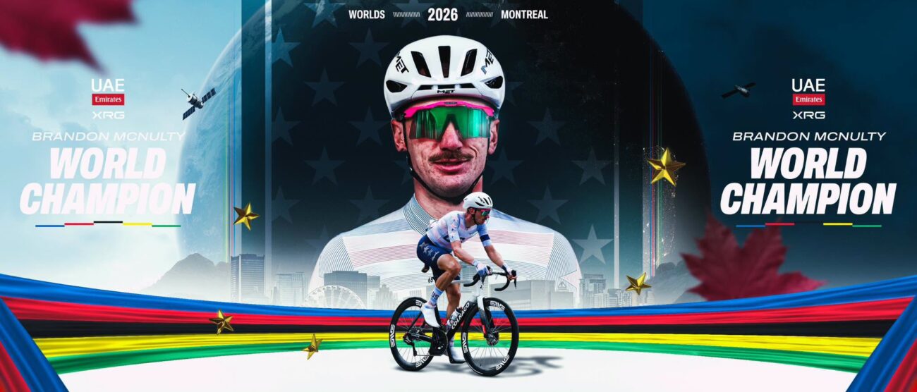 Ciclismo McNulty grafica UAE su Facebook