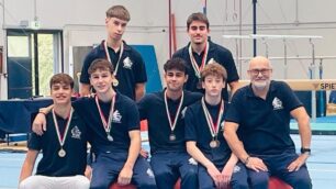 Ginnastica 2026 Pro Lissone Ginnasti e staff tecnico a Mortara
