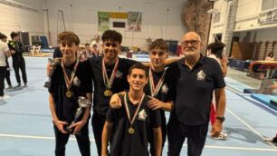 Ginnastica 2026 Pro Lissone atleti a Mortara con Dt Nobili