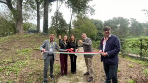 Il taglio del nastro del recupero del Belvedere a Monza