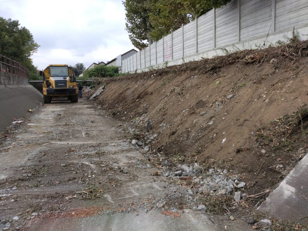 Monza lavori Canale Villoresi