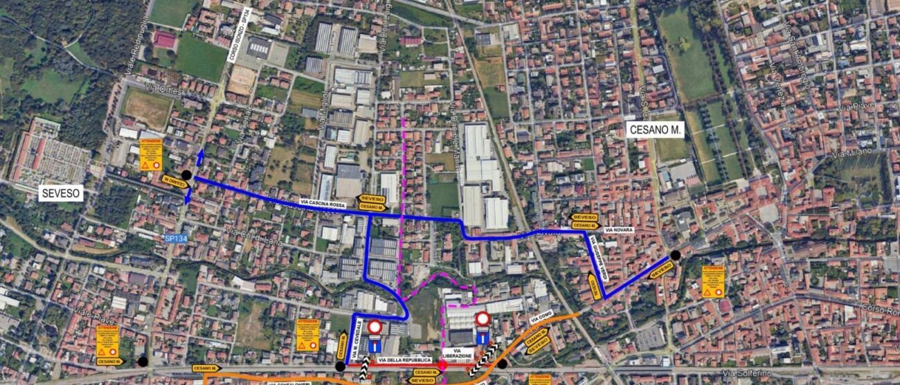 Tangenziale nord Cesano Maderno - Seveso