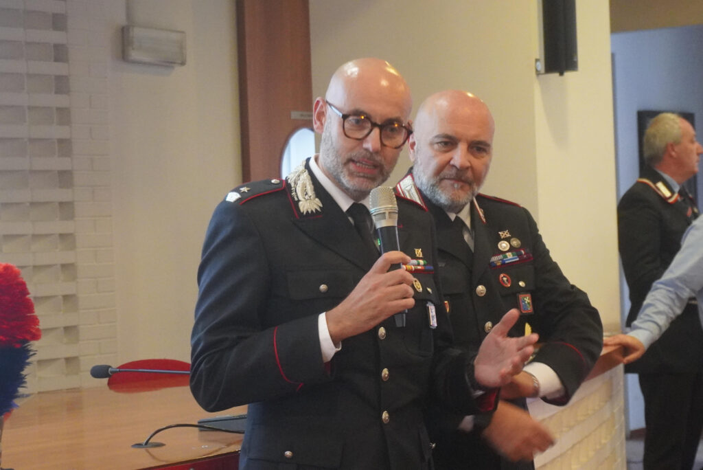Seregno Evento Associazione Naz Carabinieri Basta Truffe intervento Maggiore Corrado Quarta