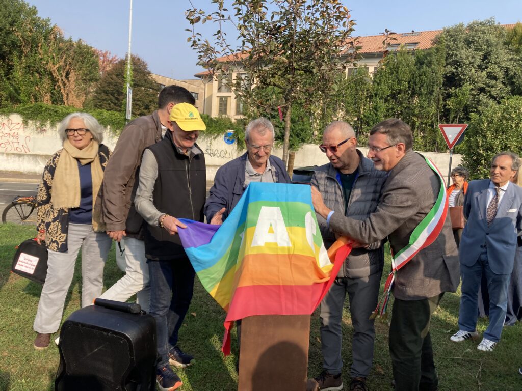 Monza inaugurazione ponte Alex Langer