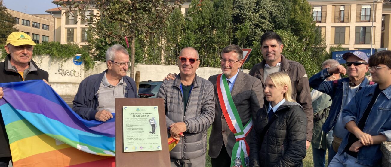 Monza inaugurazione ponte Alex Langer