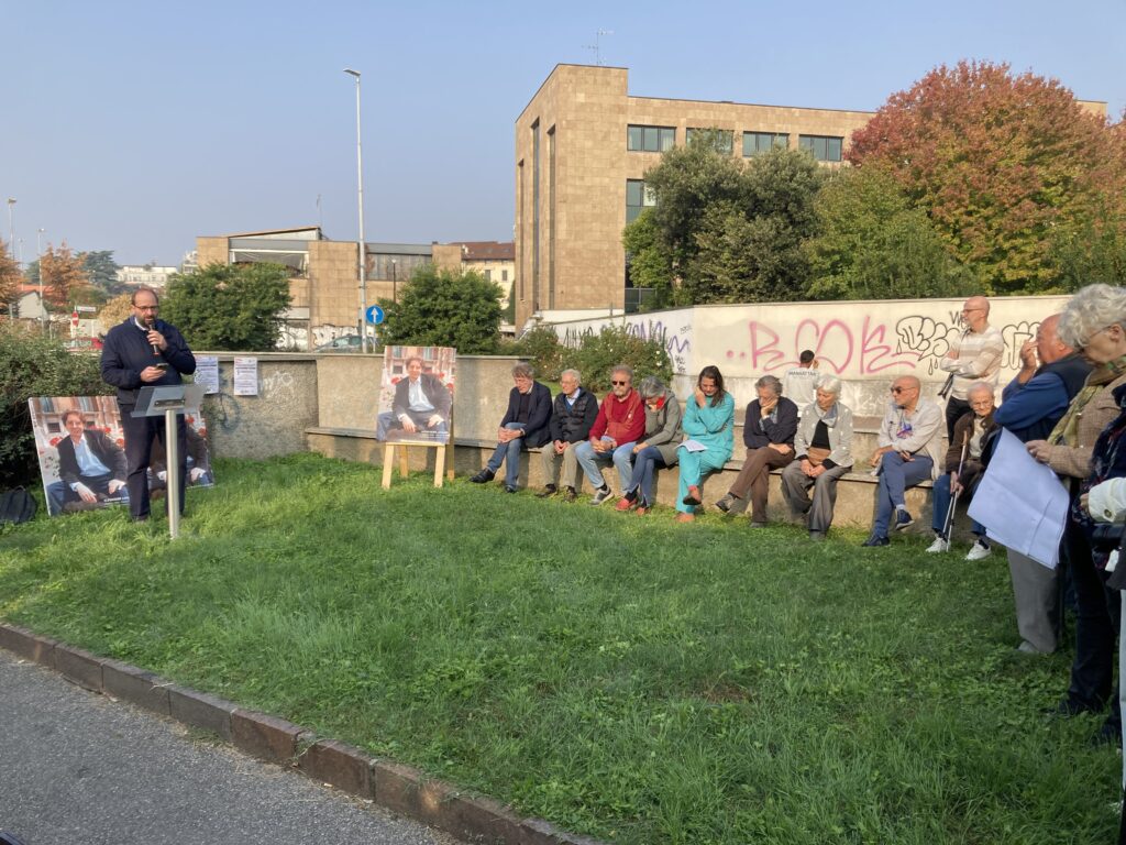 Monza inaugurazione ponte Alex Langer