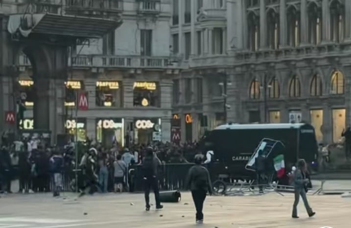 Scontri Milano Tiktok