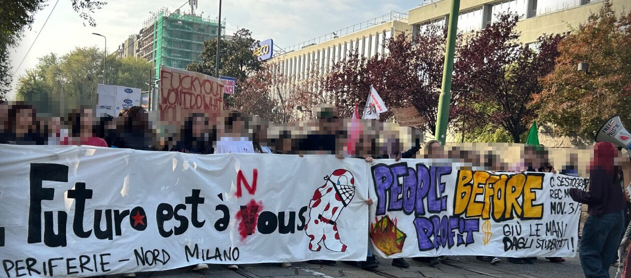 Unione degli studenti Monza sciopero 30 ottobre